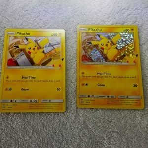 Pikachu #25/25 Pokemon card